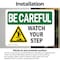 Signmission Safety Culture Sign, 5 in Width, Vinyl Decal, Rectangle OS-2PACK-BC-D-35-L-10065 - alternate 3